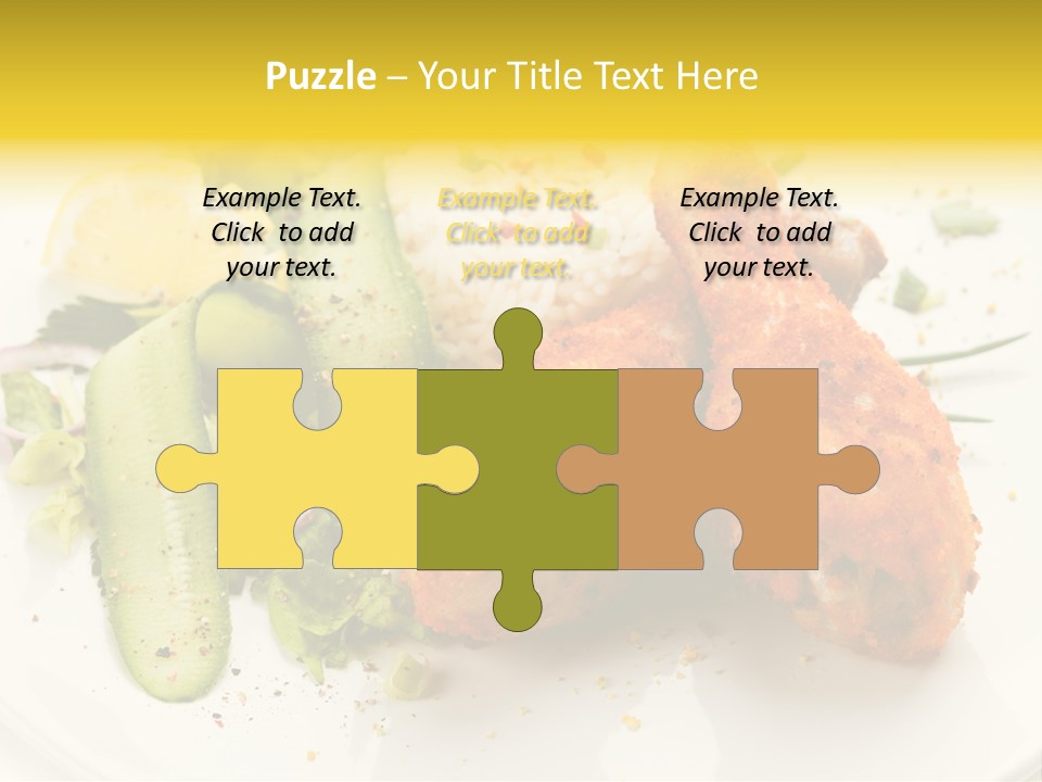 Seasonings Fried Tasty PowerPoint Template