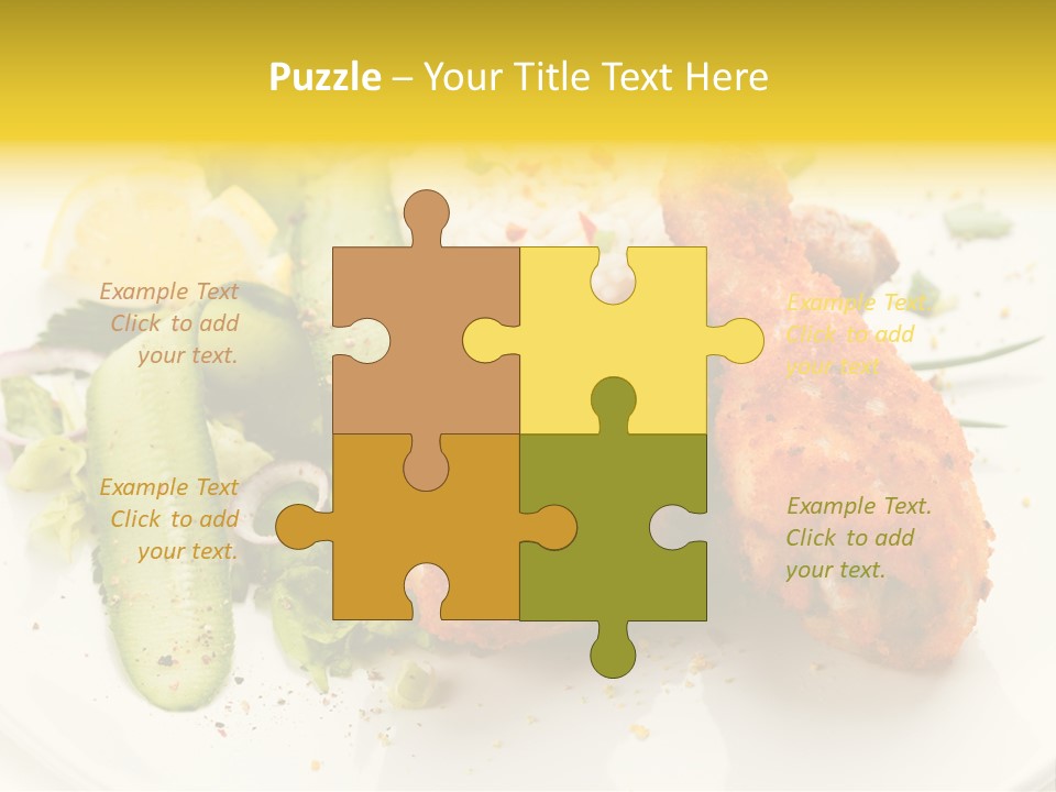 Seasonings Fried Tasty PowerPoint Template