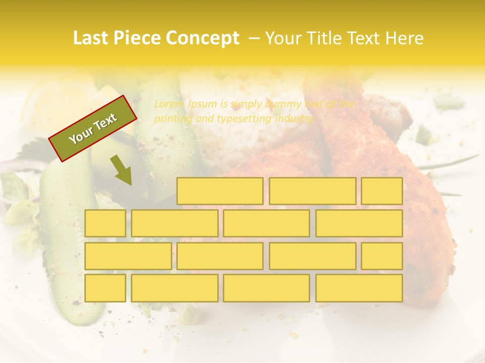 Seasonings Fried Tasty PowerPoint Template