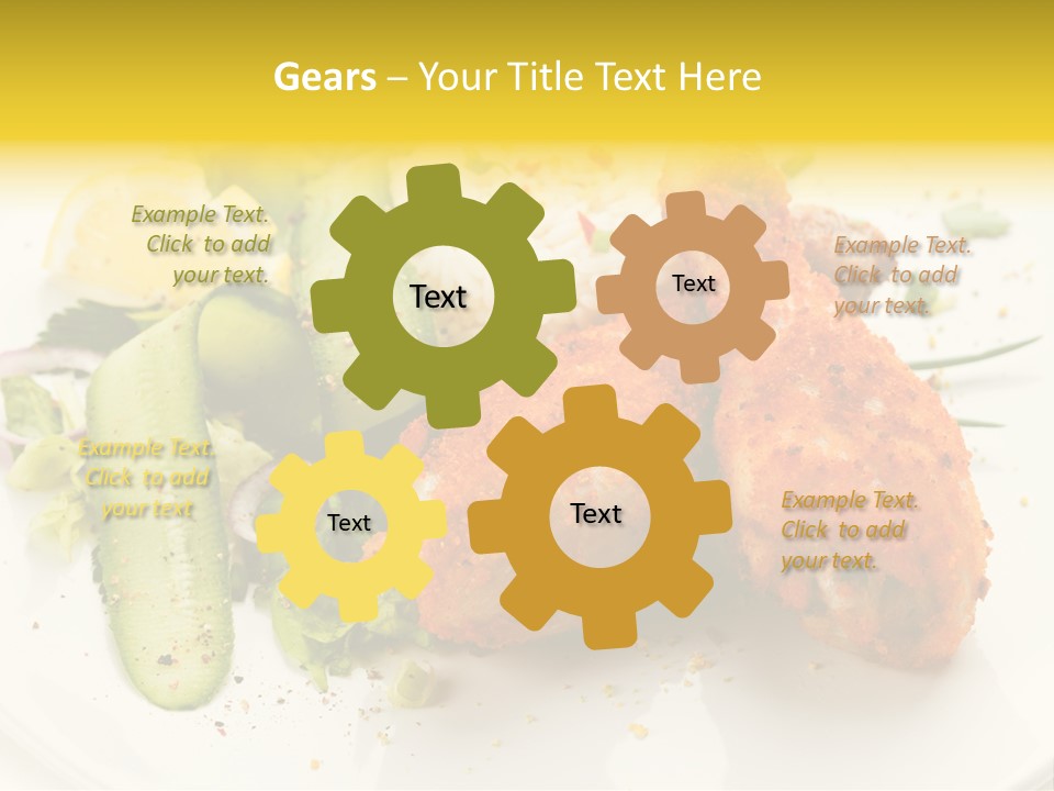 Seasonings Fried Tasty PowerPoint Template