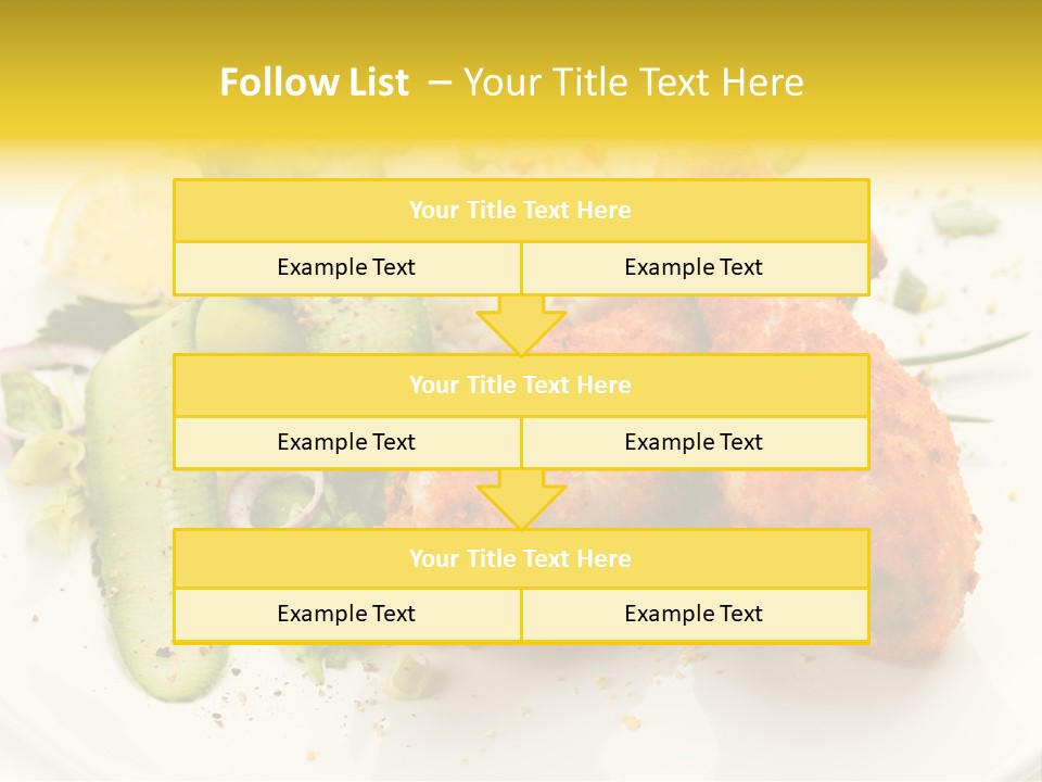 Seasonings Fried Tasty PowerPoint Template