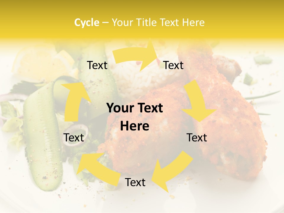 Seasonings Fried Tasty PowerPoint Template