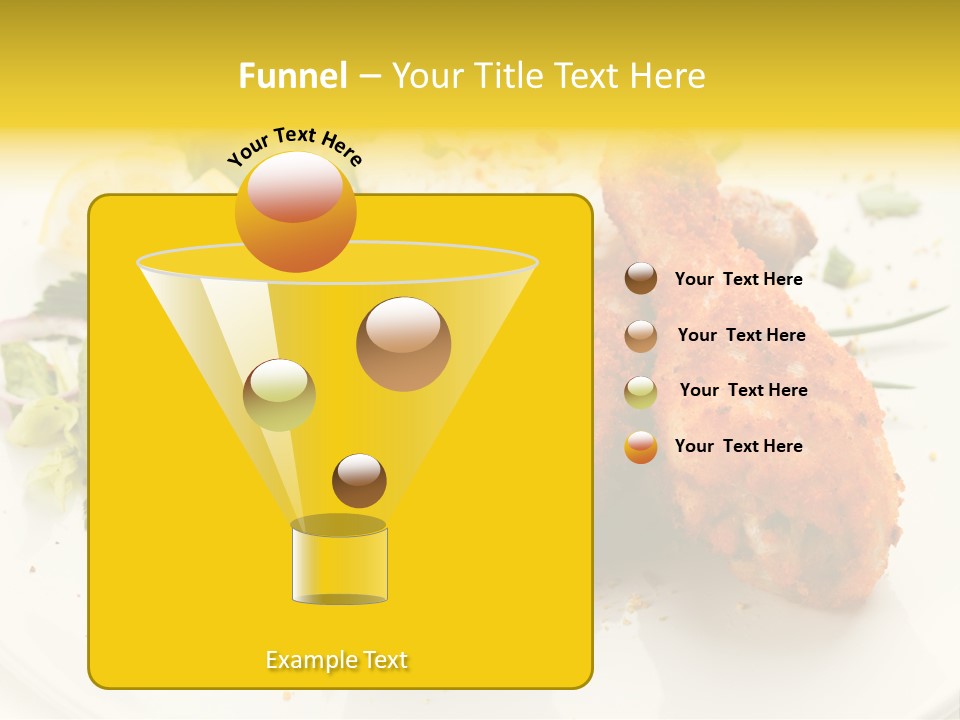 Seasonings Fried Tasty PowerPoint Template