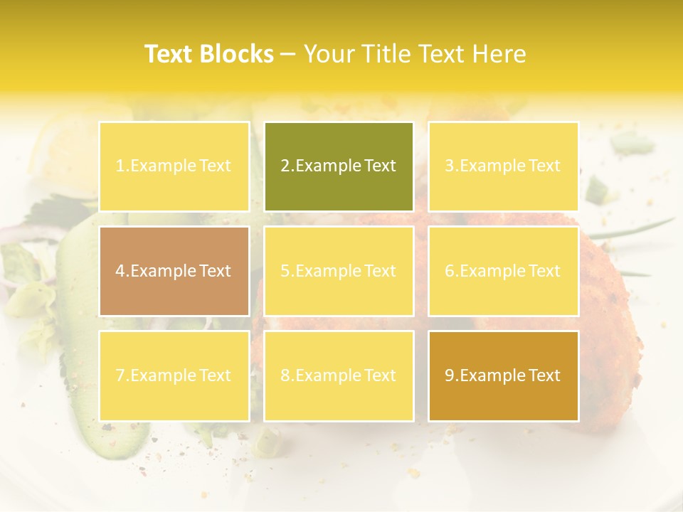 Seasonings Fried Tasty PowerPoint Template