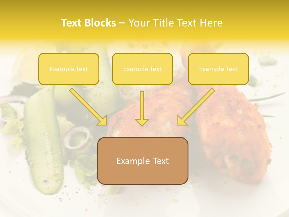 Seasonings Fried Tasty PowerPoint Template