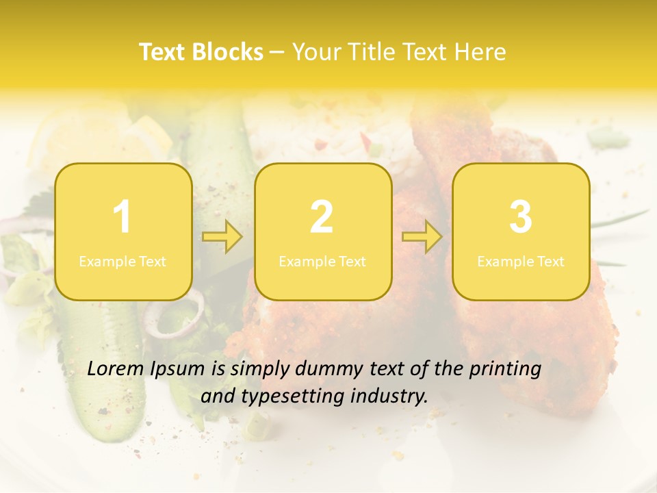 Seasonings Fried Tasty PowerPoint Template