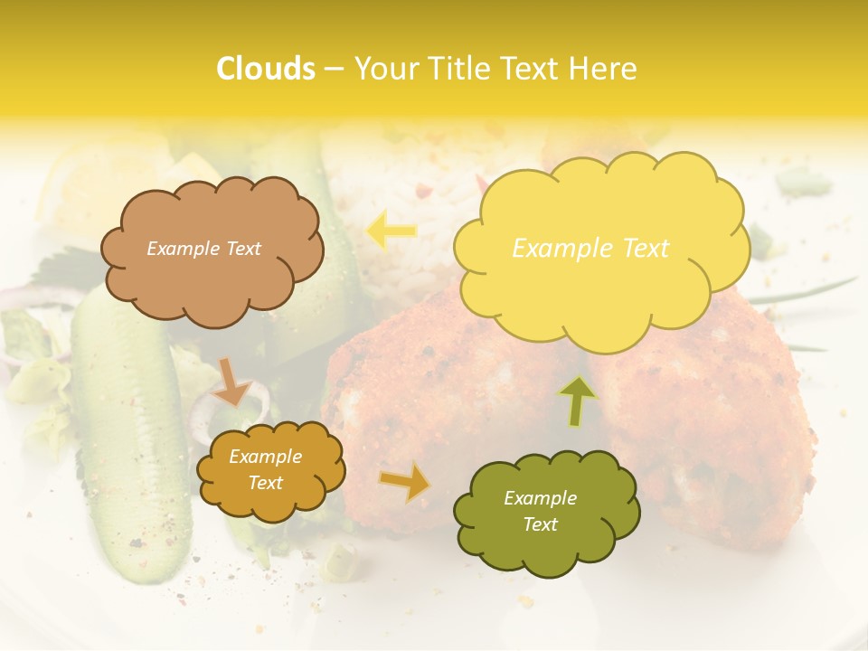 Seasonings Fried Tasty PowerPoint Template