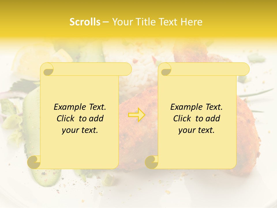 Seasonings Fried Tasty PowerPoint Template