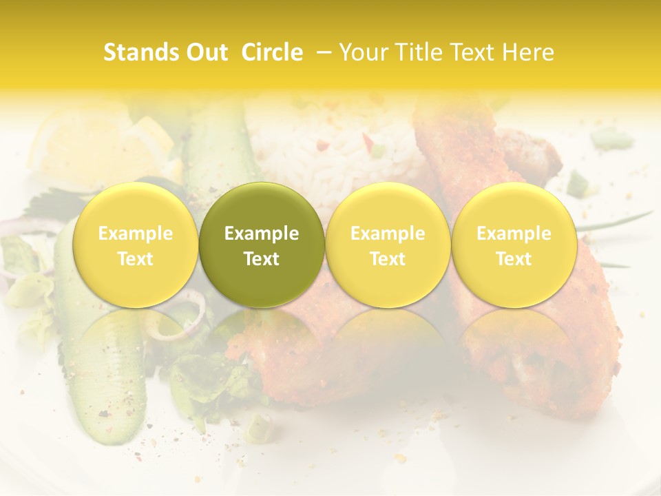 Seasonings Fried Tasty PowerPoint Template