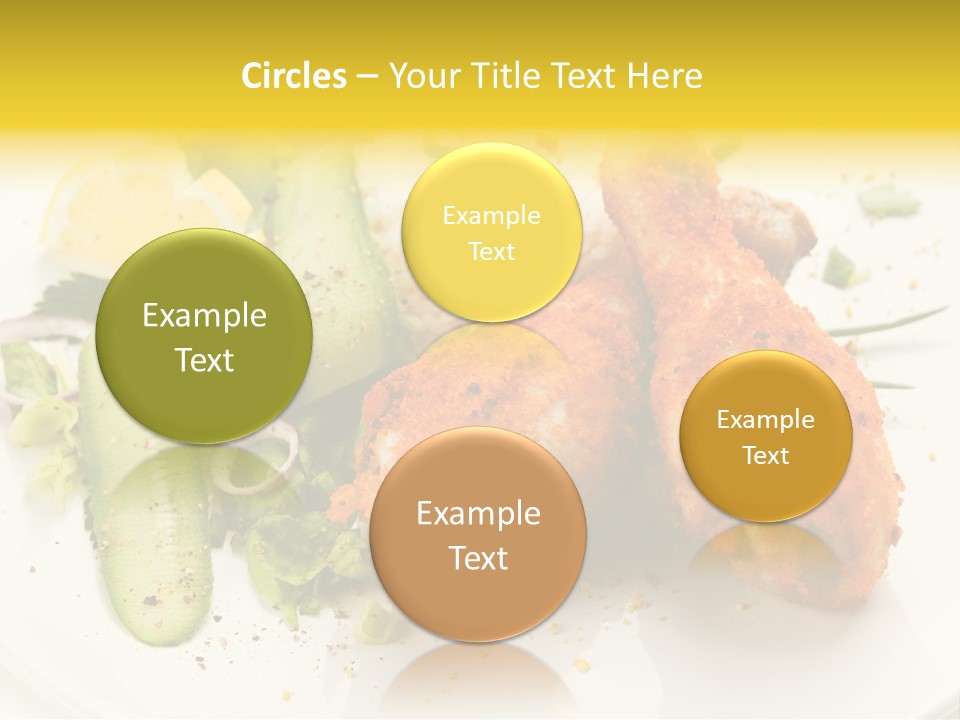 Seasonings Fried Tasty PowerPoint Template