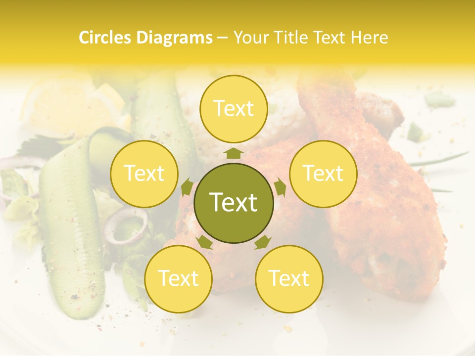 Seasonings Fried Tasty PowerPoint Template