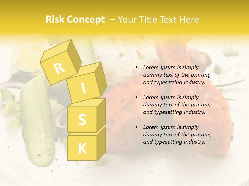 Seasonings Fried Tasty PowerPoint Template