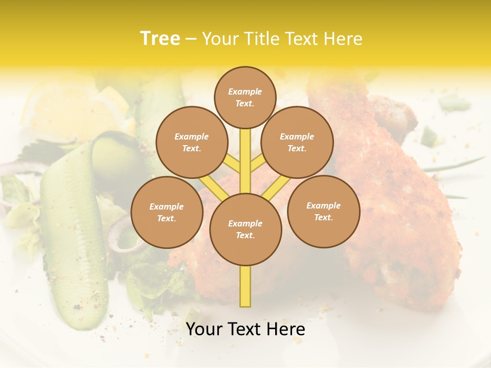 Seasonings Fried Tasty PowerPoint Template