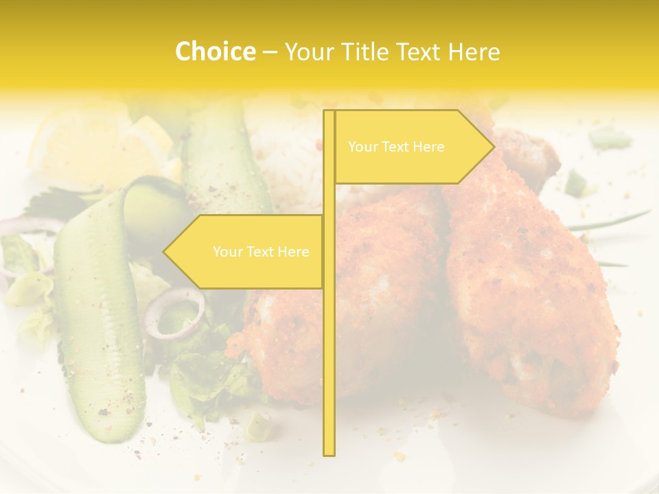 Seasonings Fried Tasty PowerPoint Template