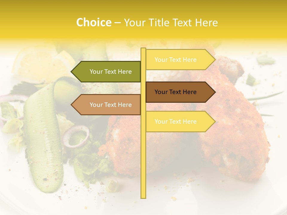 Seasonings Fried Tasty PowerPoint Template
