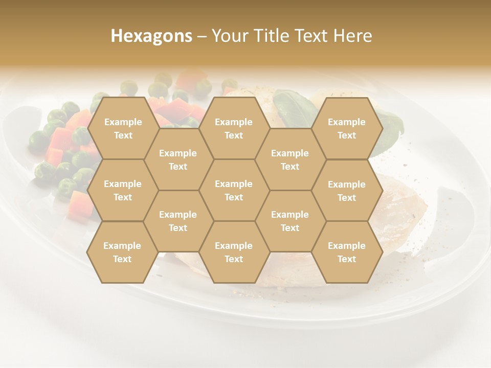 Dinner Grill Peas PowerPoint Template