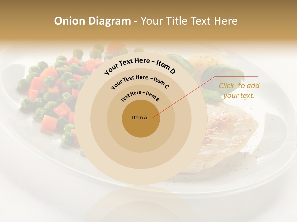 Dinner Grill Peas PowerPoint Template