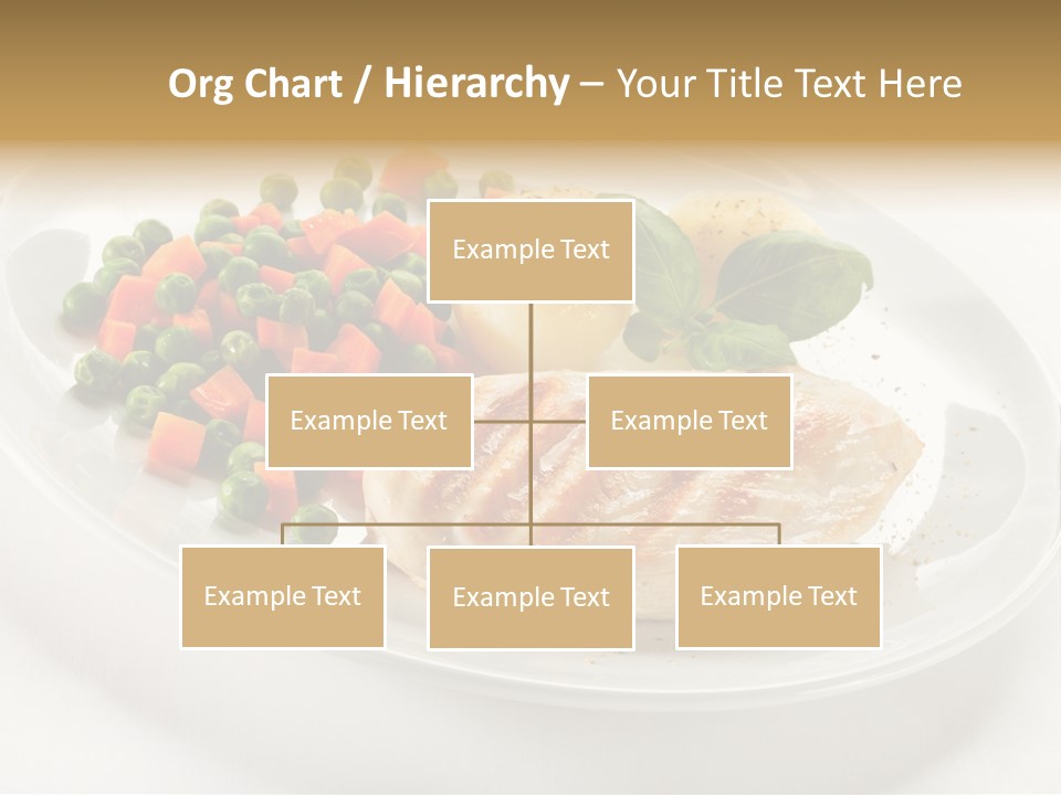 Dinner Grill Peas PowerPoint Template