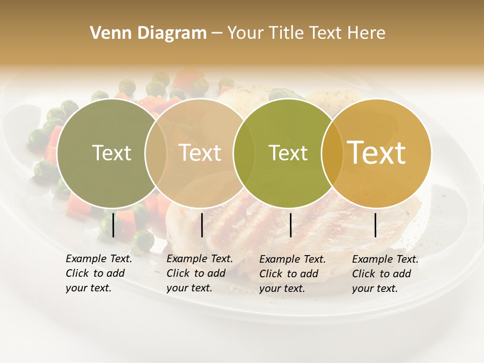 Dinner Grill Peas PowerPoint Template