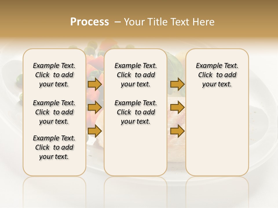 Dinner Grill Peas PowerPoint Template