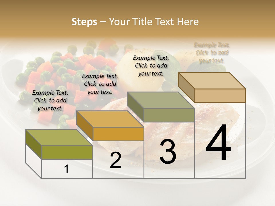 Dinner Grill Peas PowerPoint Template