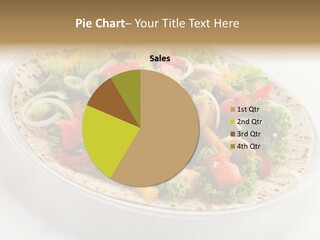 Bbq Salad Beef PowerPoint Template