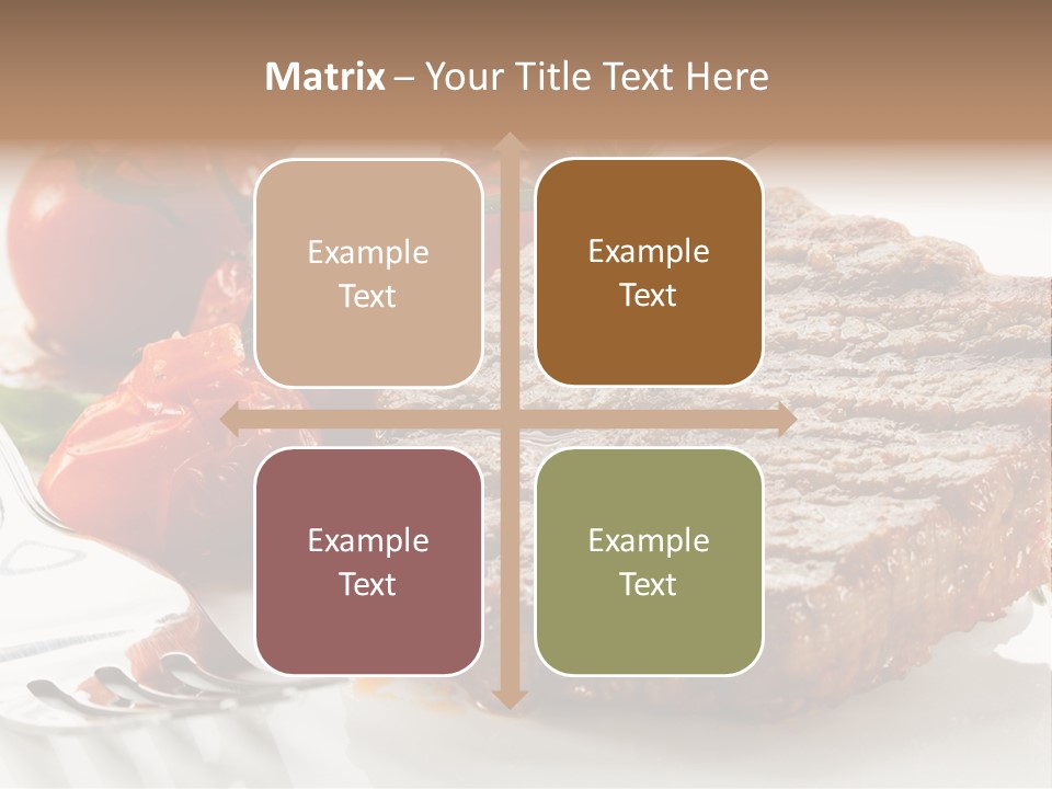 Dish Fork Lunch PowerPoint Template