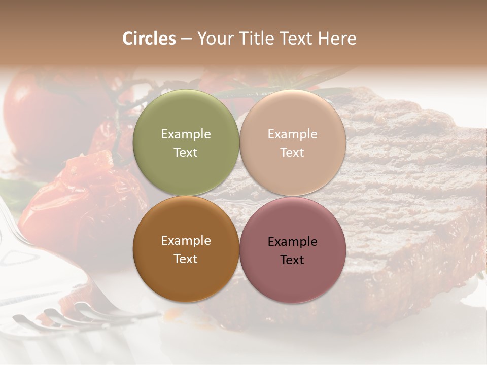 Dish Fork Lunch PowerPoint Template