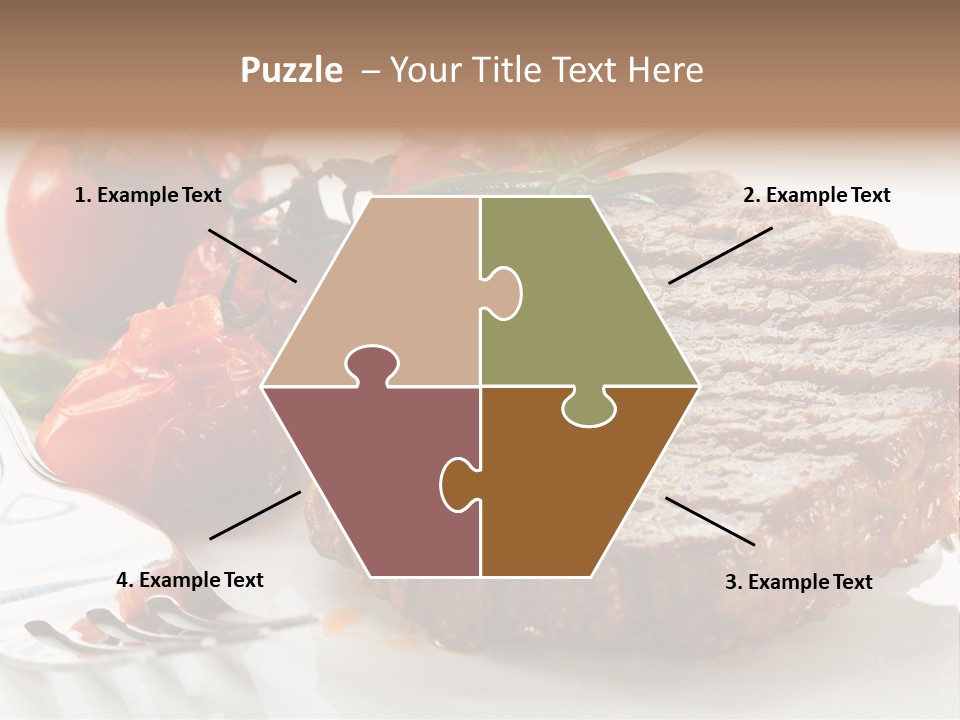 Dish Fork Lunch PowerPoint Template