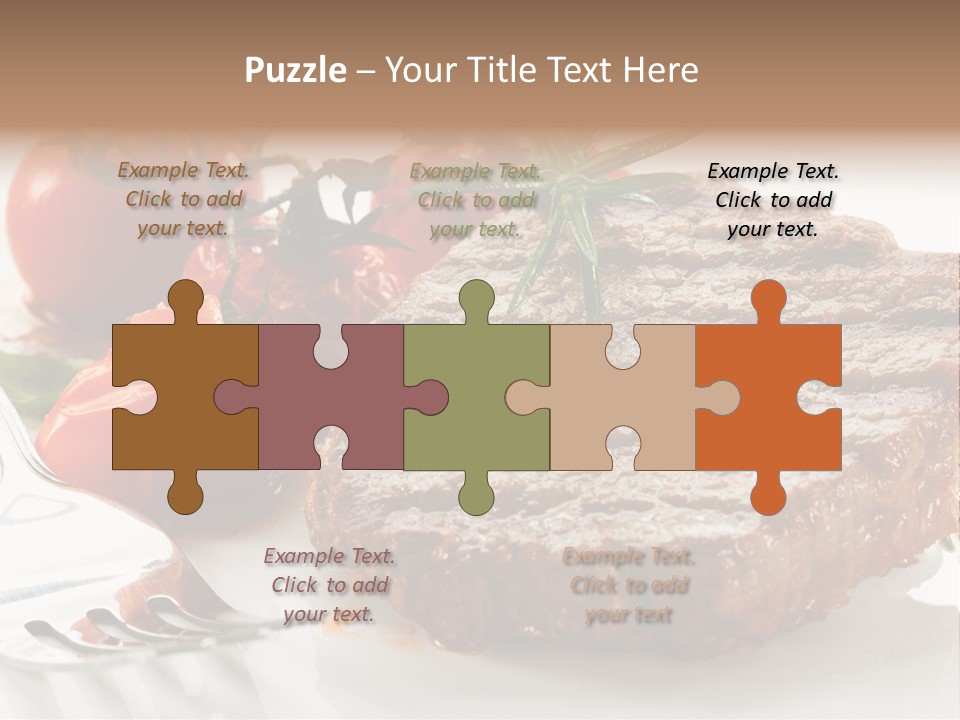 Dish Fork Lunch PowerPoint Template