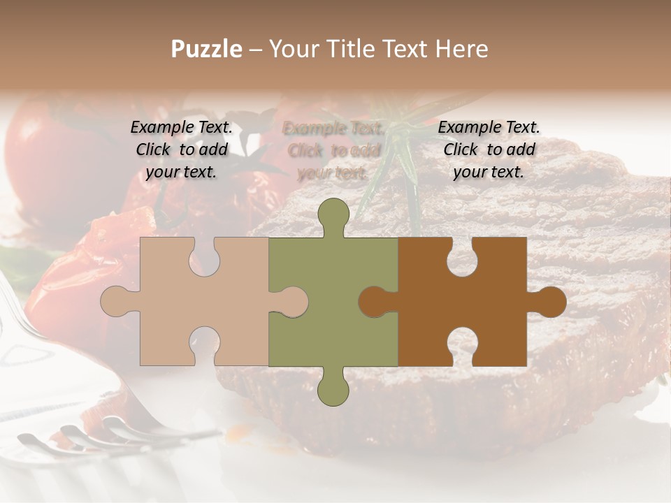 Dish Fork Lunch PowerPoint Template