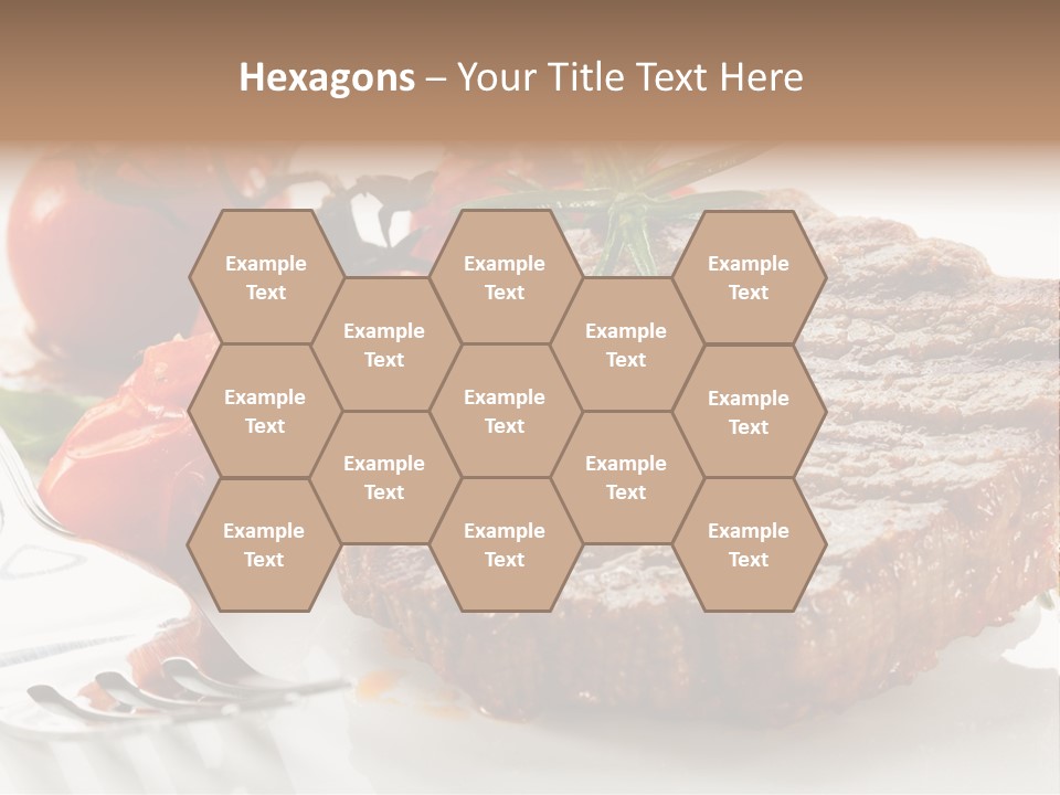 Dish Fork Lunch PowerPoint Template