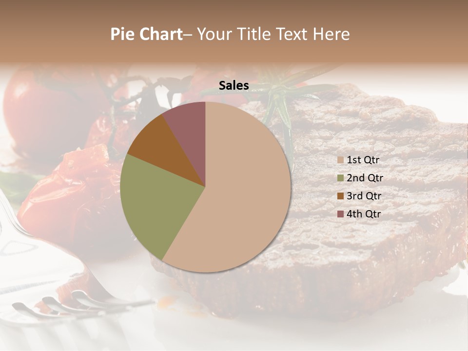 Dish Fork Lunch PowerPoint Template
