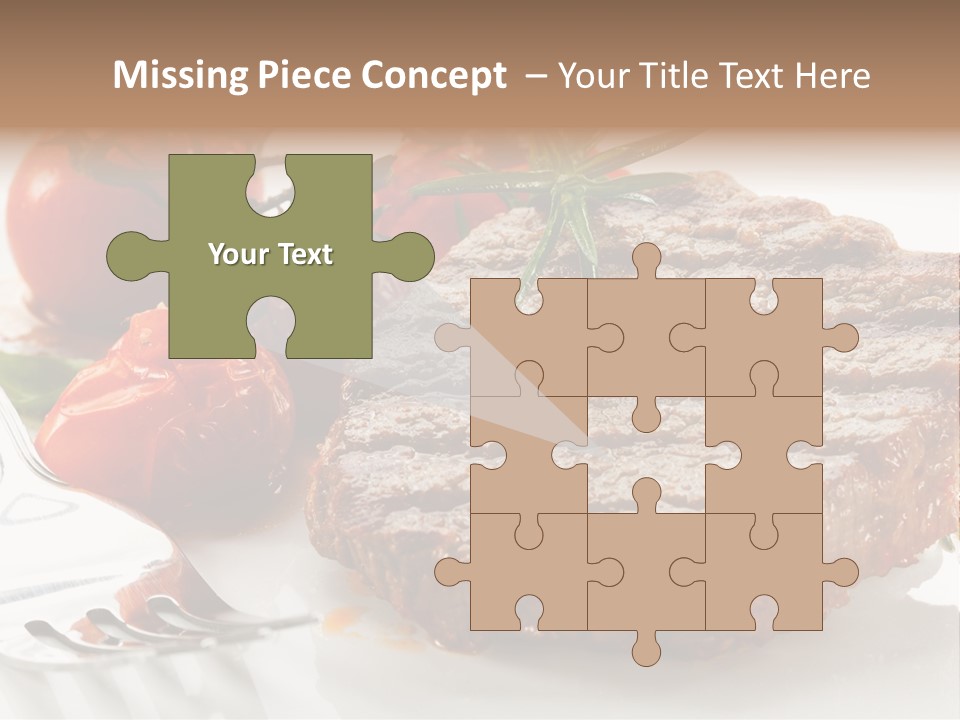 Dish Fork Lunch PowerPoint Template