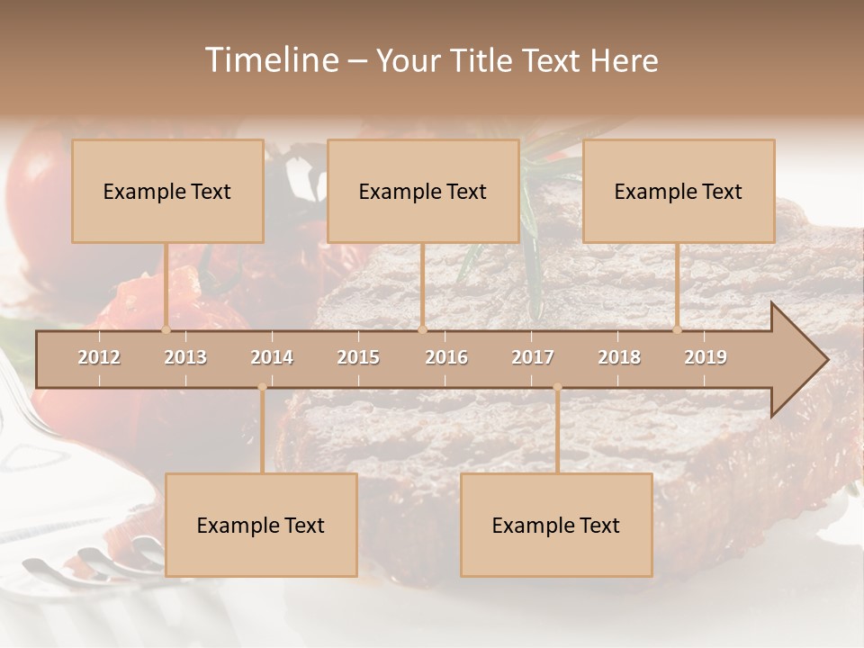 Dish Fork Lunch PowerPoint Template