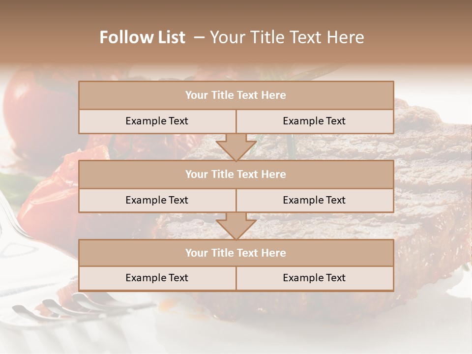 Dish Fork Lunch PowerPoint Template