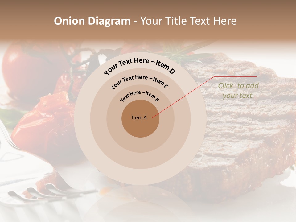 Dish Fork Lunch PowerPoint Template