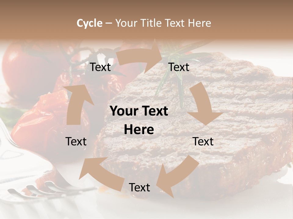 Dish Fork Lunch PowerPoint Template