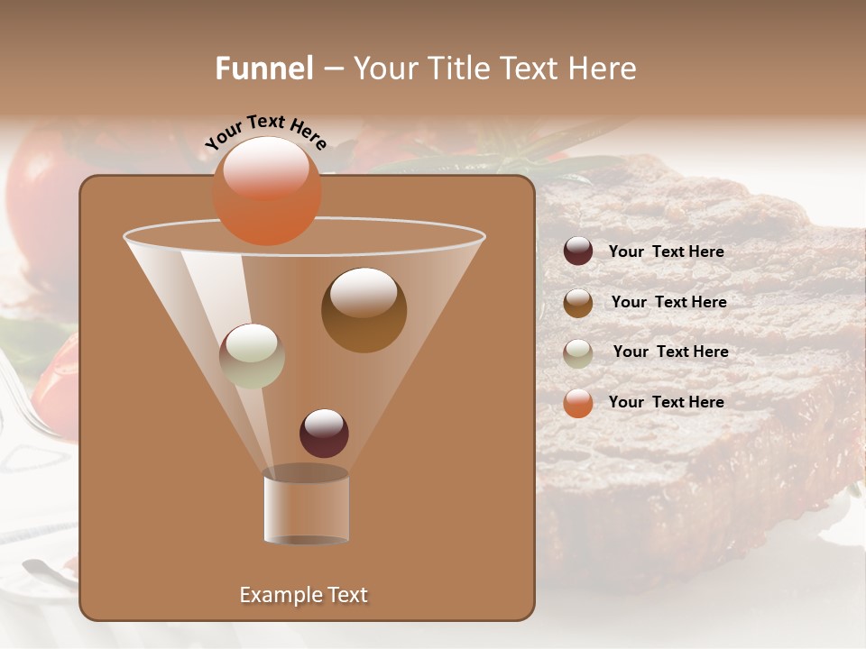 Dish Fork Lunch PowerPoint Template