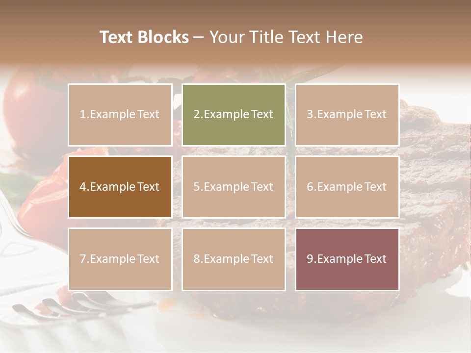 Dish Fork Lunch PowerPoint Template