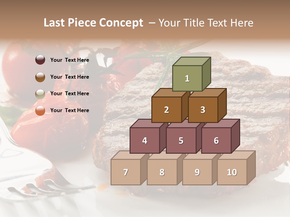 Dish Fork Lunch PowerPoint Template