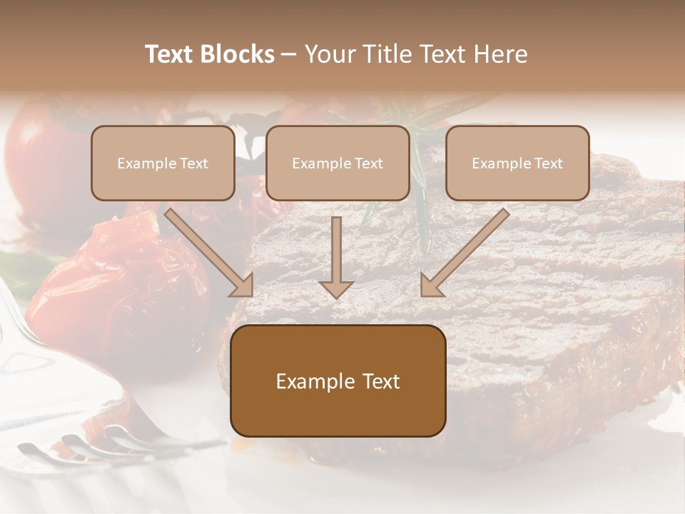 Dish Fork Lunch PowerPoint Template