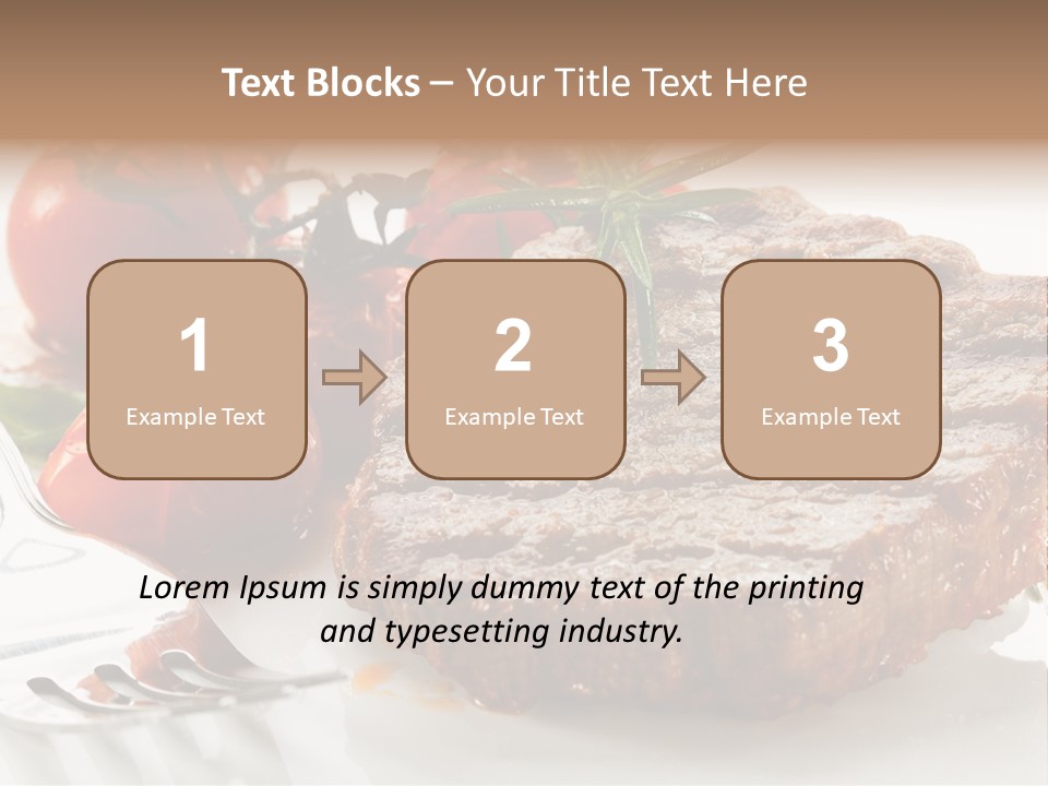 Dish Fork Lunch PowerPoint Template