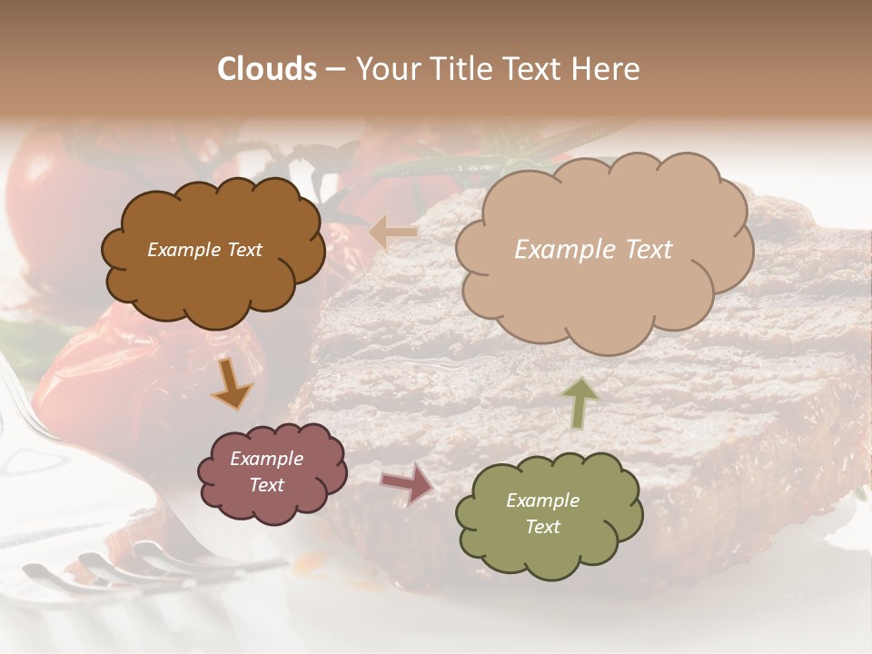 Dish Fork Lunch PowerPoint Template