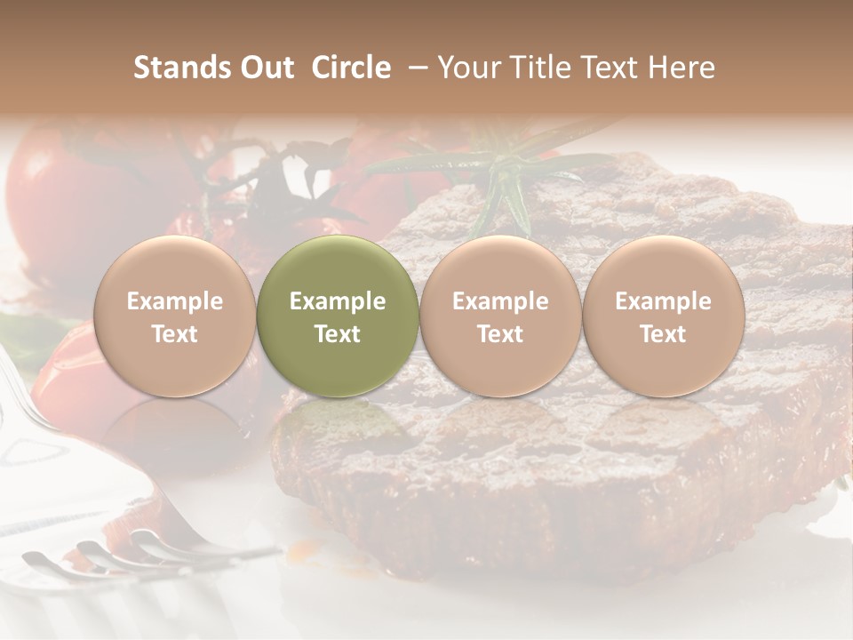 Dish Fork Lunch PowerPoint Template