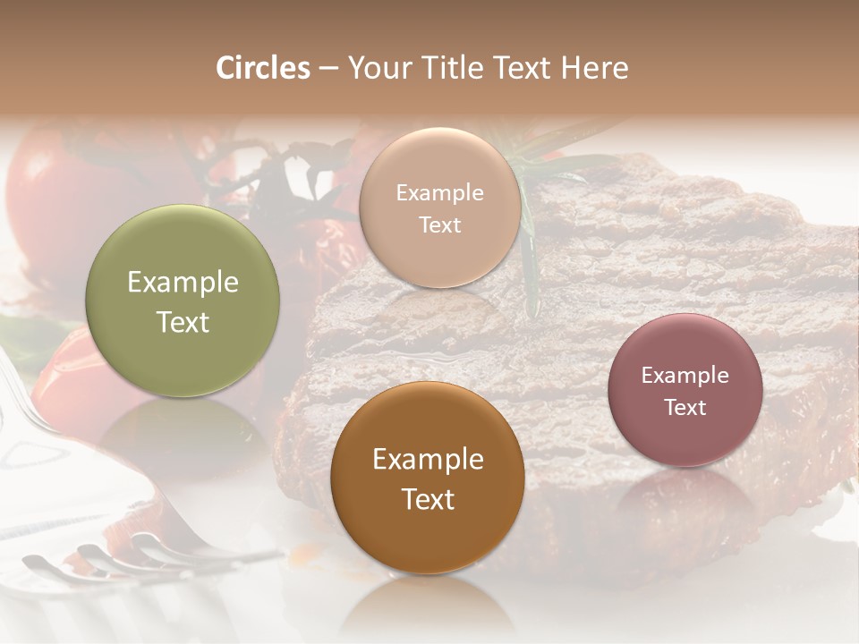 Dish Fork Lunch PowerPoint Template