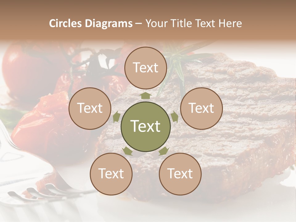 Dish Fork Lunch PowerPoint Template