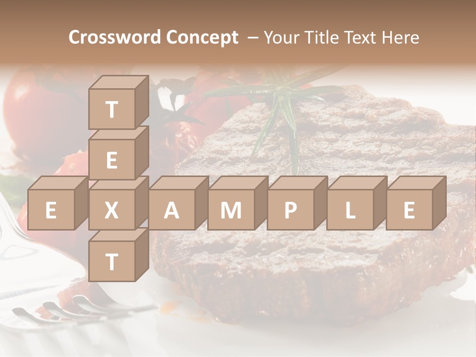 Dish Fork Lunch PowerPoint Template