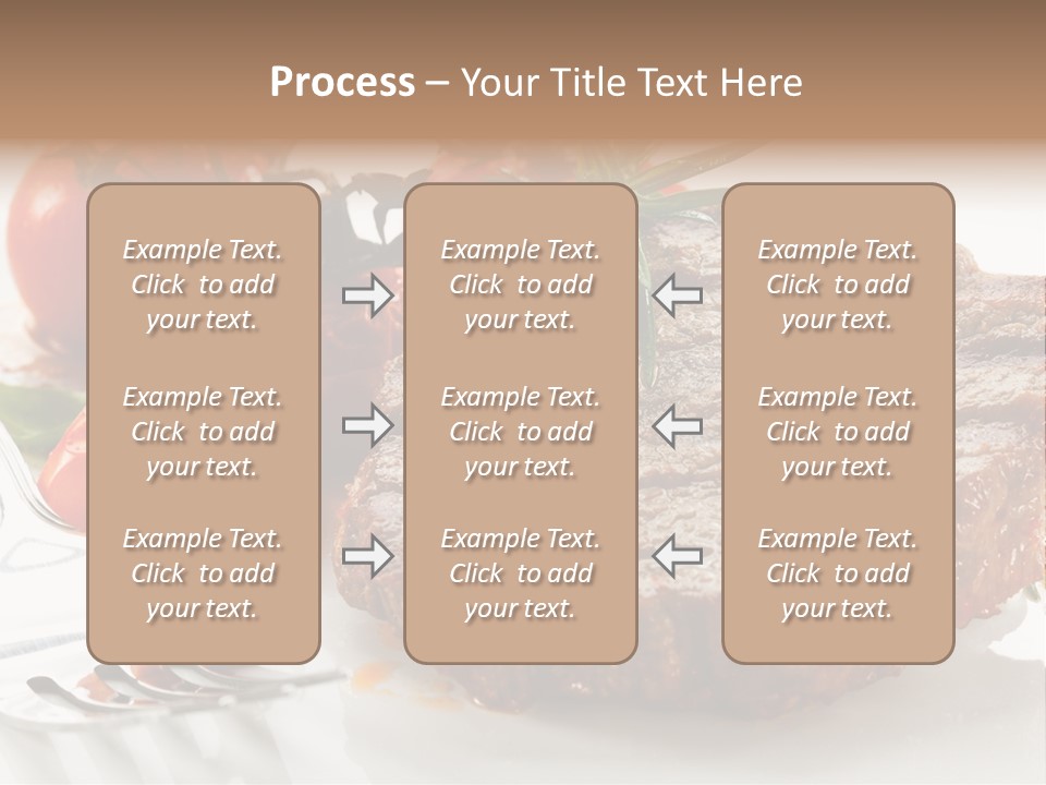 Dish Fork Lunch PowerPoint Template