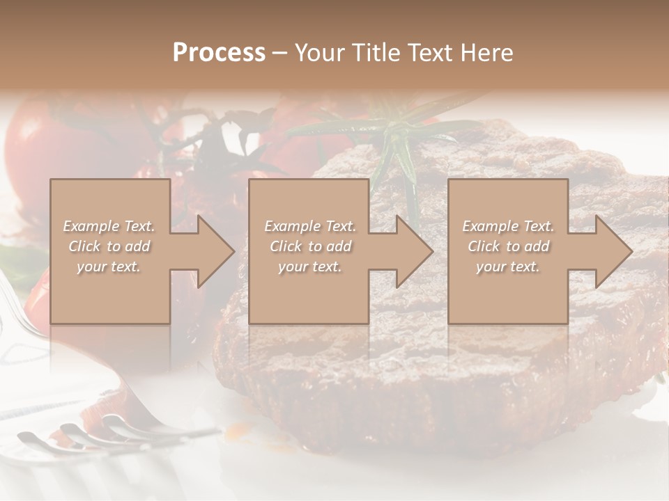 Dish Fork Lunch PowerPoint Template